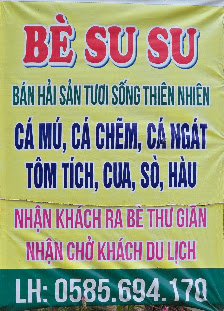 Ảnh chờ bản quyền — Bè hải sản Su Su